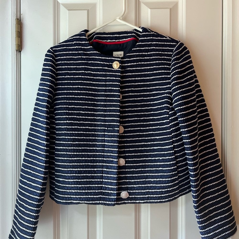 J Crew Factory Tweed Lady Jacket